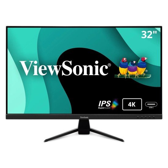 Monitor 32" Viewsonic VX3267U-4K LED/ Ultra HD/ HDMI/ DP/ VESA/ 4MS/ 60HZ/ Color Negro