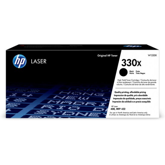 Toner HP Laserjet 330X Alto Rendimiento 15,000 Paginas Color Negro, W1330X