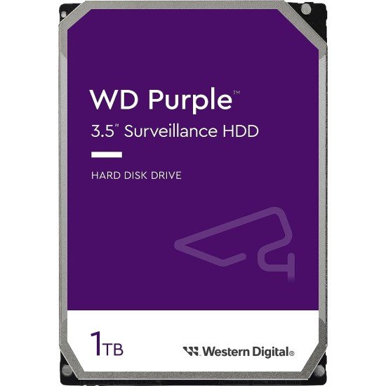 D. Duro 1TB WD Purple 3.5" Sata / 5400RPM / 64MB Cache / WD11PURZ / Para CCTV