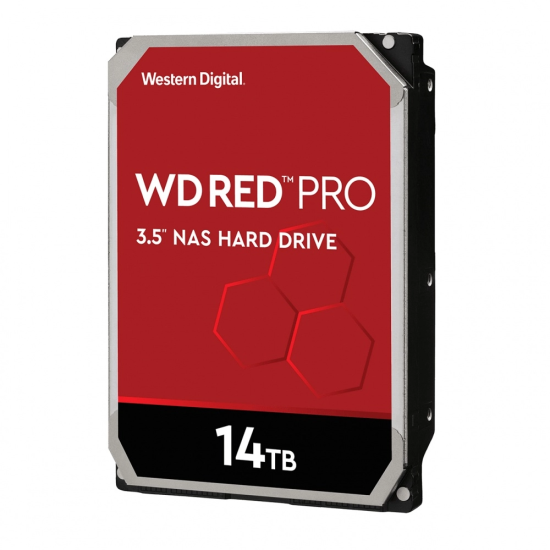 Disco Duro Interno 14TB WD Red Pro WD141KFGX 3.5" SATA3 6GB/S 512MB 7200RPM 24X7