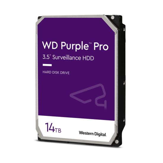 Disco Duro Interno 14TB WD Purple Pro WD141PURP 3.5" SATA3 6GB/S 512MB 7200RPM 24X7