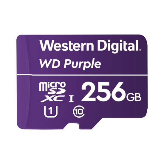 Memoria MicroSDXC 256GB WD Purple WD256MSD para Videovigilancia