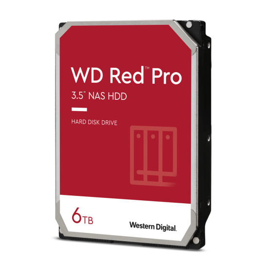 Disco Duro Interno 6TB, 3.5" WD Red Pro NAS WD6003FFBX SATA3/ 256MB/ 7200RPM/ 24X7