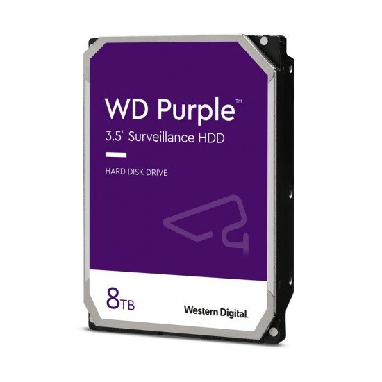 Disco Duro Interno 8TB WD WD84PURZMX, Purple SATAIII/ 5640RPM/ 600MBPS/ 3.5"