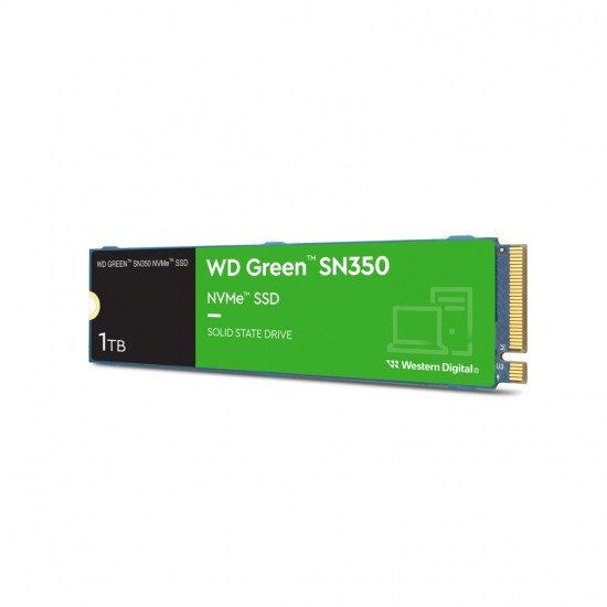 Unidad de Estado Solido WD M.2 1TB Green SN350 NVME, WDS100T2G0C