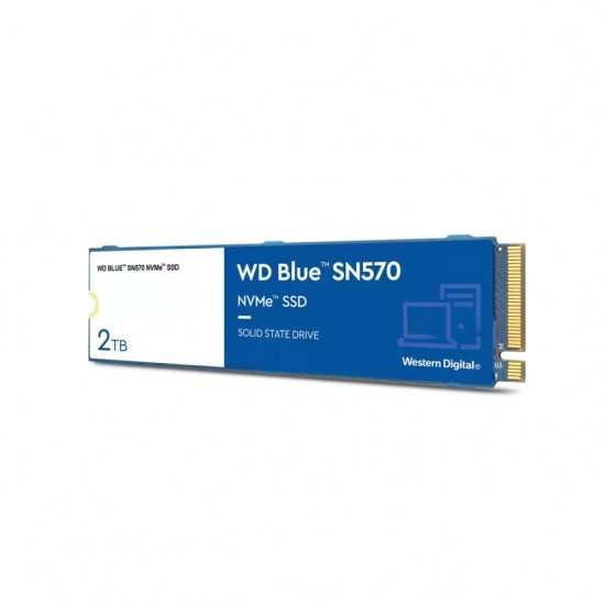 Unidad de Estado Solido M.2 2TB WD Blue SN570 WDS200T3B0C NVME PCIE Gen 3 X4