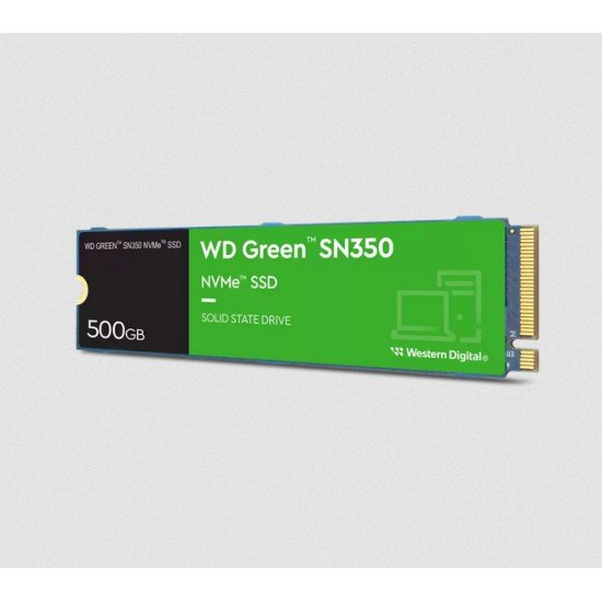 U. Estado Sólido M.2 500GB WD Green SN350, NVME / 2280 / PCIE 3.0 / WDS500G2G0C