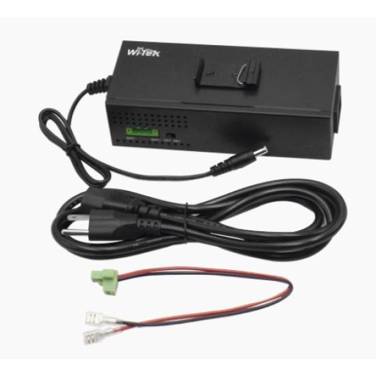 Inyector POE UPS No-Break con 2 Puertos Gigabit Wi-Tek WI-PS302G-UPS