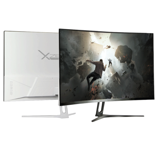 Monitor Led 23.8" Curvo Xzeal Stylos XSPMG05W Full HD/ 75HZ/ 5MS/ HDMI/ VGA/ Color Blanco