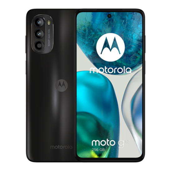 Smartphone Motorola XT2221-2 G52 6GB RAM 6.6" 256GB, 5000 Mah, Color Negro