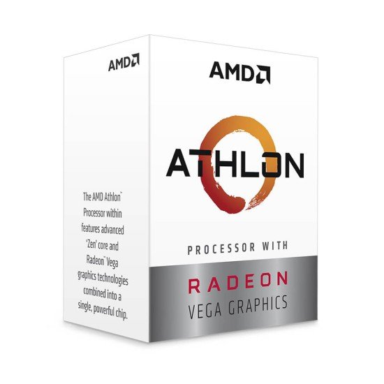 Procesador AMD Athlon 3000G, Socket AM4 3.2GHZ, Dual-Core, 35W, YD3000C6FHSBX