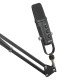 Kit Micrófono Condensador Alámbrico Yeyian YSA-UCHQ-01 / Incluye Soporte De Brazo-Escritorio / Filtro Pop / Cable USB A-B / 20000 Hz / Negro