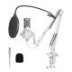 Kit Microfono Alambrico Yeyian YSA-UCMQ-02 Para Streaming Agile/ Incluye Soporte de Brazo-Amortiguador- Filtro-Abrazadera y Cable USB/ 1800HZ/ Blanco