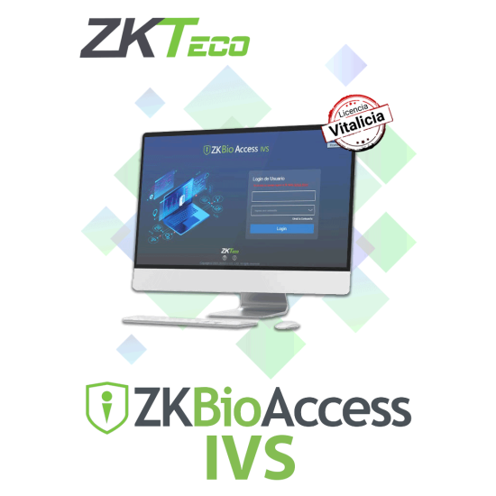 Licencia de Control de Acceso ZKTeco ZKBA-AC-P15, Bioaccess Para 15 Puertas, 6 Puntos de Asistencia, 16 Camaras IP