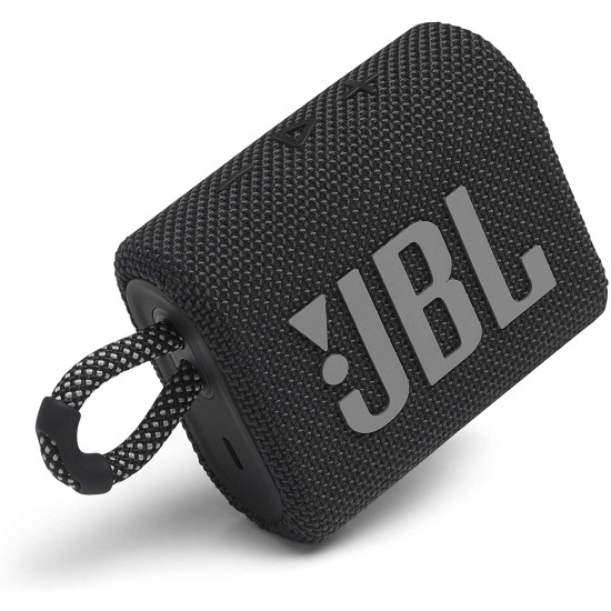 Bocina Portatil Waterproof JBL GO3 Bluetooth Negro, JBL GO3 Black
