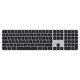 Teclado Apple Magic Keyboard con Touch ID y teclado numérico español latino negro con gris, MMMR3LA/A