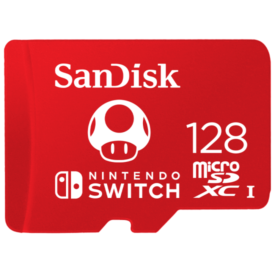 Memoria MicroSDXC 128GB UHS-I Sandisk, SDSQXAO-128G-GNCZN para Nintendo Switch