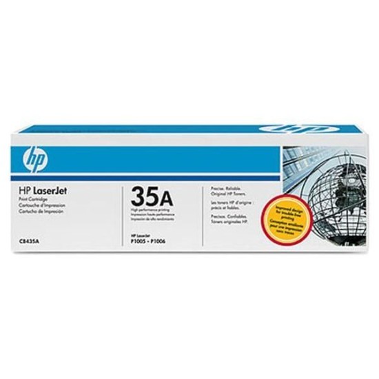Toner HP 35A para Impresora HP LaserJet P1005/P1006 CB435A