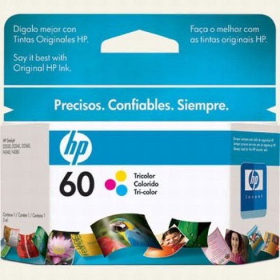 Cartucho para Tinta HP 60 Tri-color CC643WL