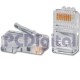 Kit de 100 conectores plug RJ45 Categoria 5 para cable UTP