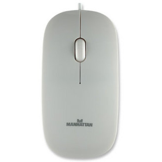 Mini Mouse Óptico Manhattan 177627 interfase USB blanco