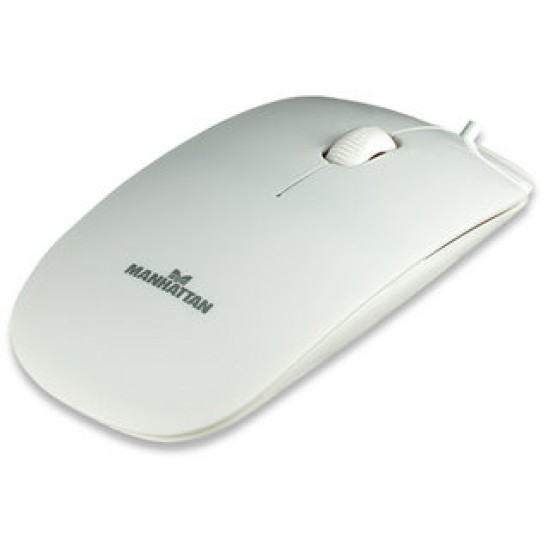 Mini Mouse Óptico Manhattan 177627 interfase USB blanco