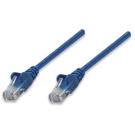 Cable Red Utp Cat.5e 2.0metros Rj45 Intellinet 318983 azul