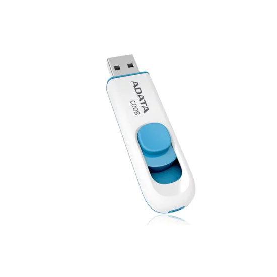 Memoria USB 16GB Adata C008 blanco/azul AC008-16G-RWE