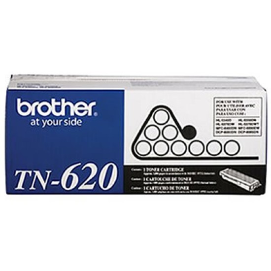Tóner Brother TN620 color negro, hasta 3,000 páginas