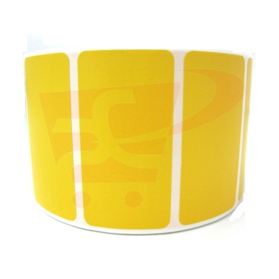 Etiqueta Adhesiva 58X30MM c/1505 térmica directa amarilla