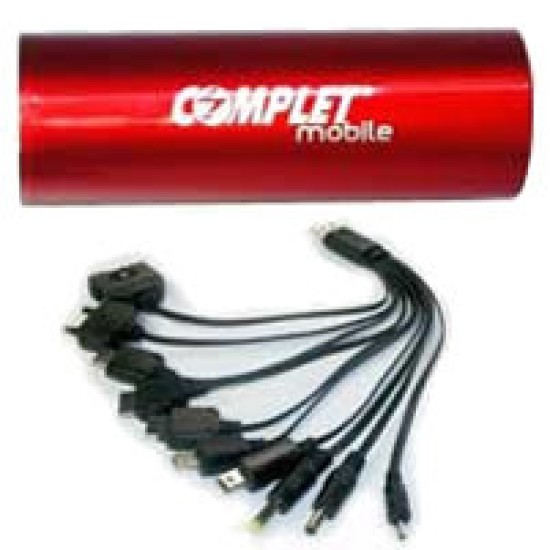 Batería Portable Complet USB 5V, 3000MAH c/cable EBP-2-003