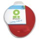 Mousepad ergonómico de gel rojo genérico 500074R