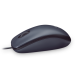 Mouse óptico Logitech M90 color negro USB 910-004053