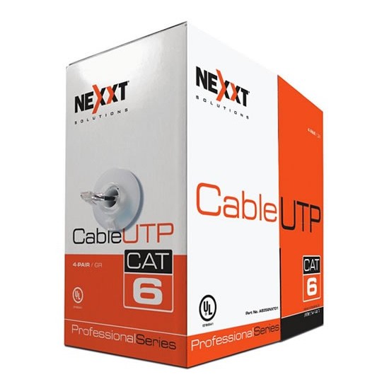 Bobina cable UTP CAT6 azul Nexxt AB356NXT02