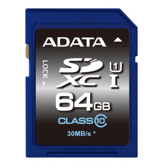 Memoria SDXC 64GB Adata ASDX64GUICL10-R clase 10