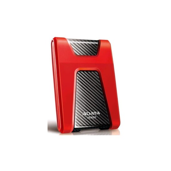 Disco Duro externo USB3.0 de 1TB Adata HD650 color rojo de 2.5", AHD650-1TU3-CRD