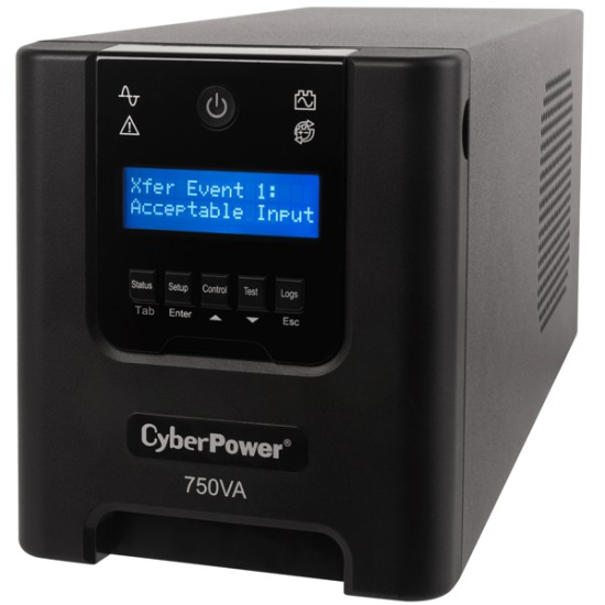 UPS Cyberpower PR750LCD, 750VA, 525W, 6 contactos, USB