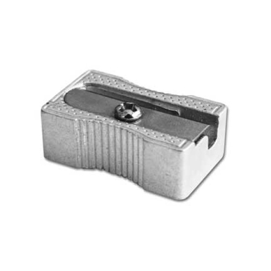 Caja c/24 pzs sacapuntas metálico rectangular SMR-24