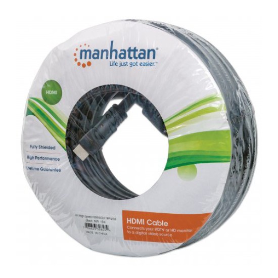 Cable de video HDMI M-M de 15.0metros Manhattan 308434