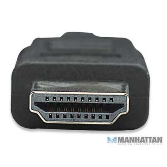 Cable HDMI Manhattan M-M 1.4 velocidad/blindado/negro/2M