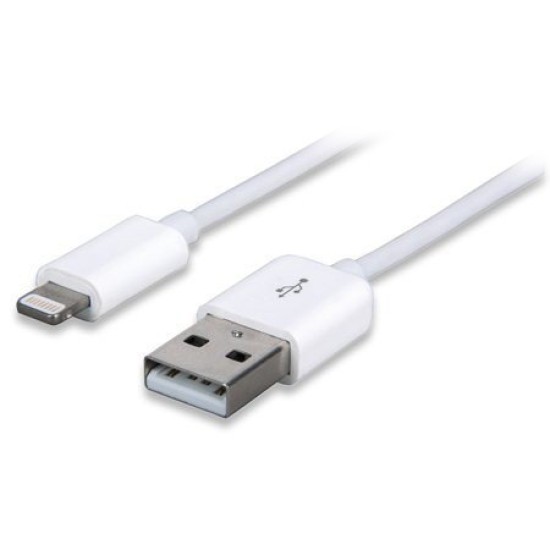 Cable Manhattan USB 8 pines p/iPhone 6 plus y iPad 4, 393744