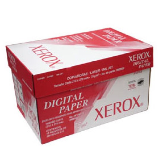 Caja de papel bond Xerox tamaño oficio blanco 8.5X13.3"