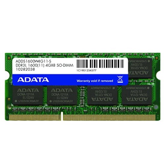 Memoria Sodimm DDR3L Adata 4GB 1600MHZ ADDS1600W4G11-S