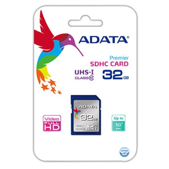 Memoria SDHC 32GB Adata ASDH32GUICL10-R class 10