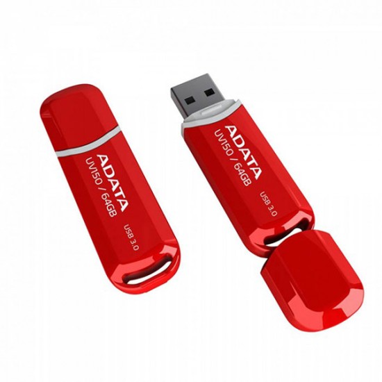 Memoria USB 3.0 de 64GB Adata UV150 rojo AUV150-64G-RRD