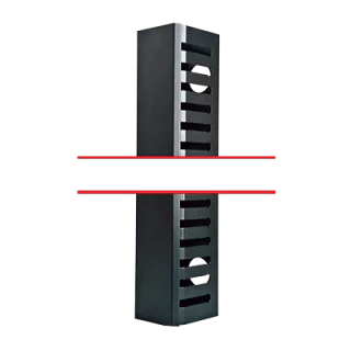 Organizador de cable vertical Epcom 24 unidades rack