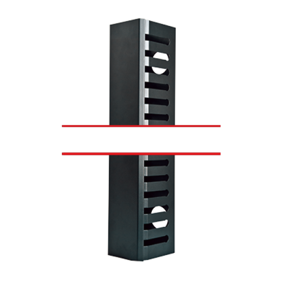 Organizador de cable vertical Epcom 24 unidades rack