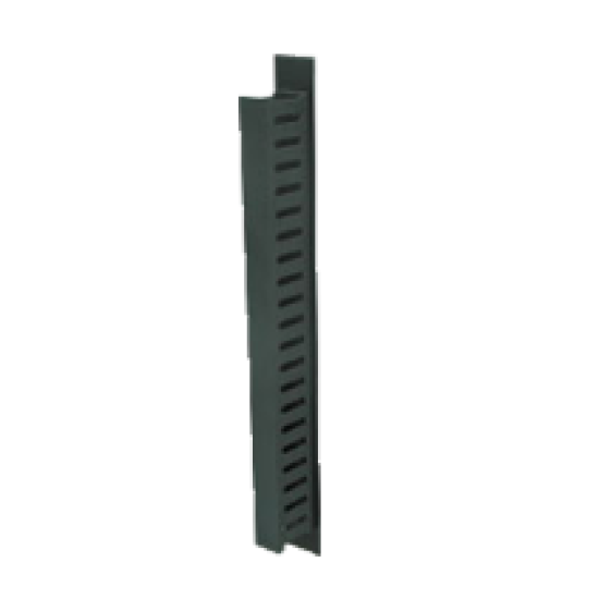 Organizador vertical 7" sencillo para rack, Ducto 3"X3", NORTH117-BKL