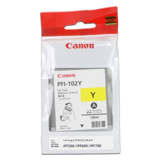 Tinta Canon Amarilla PFI-102Y 0898B001AA