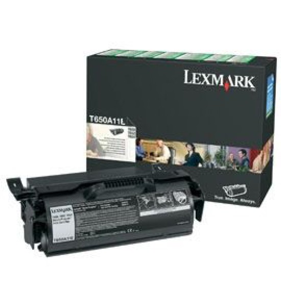 Tóner Lexmark T650A11L color negro, 7000 paginas